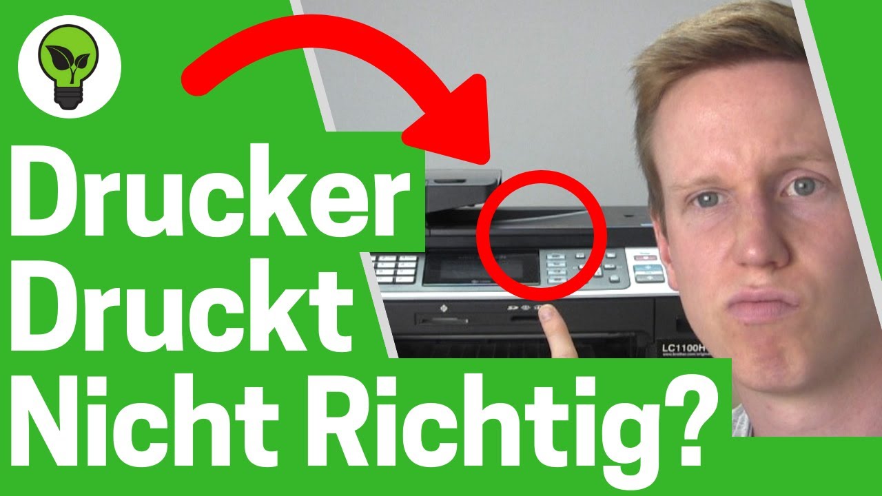 Drucker druckt nicht richtig ✅ ULTIMATIVE ANLEITUNG: Wie Brother Druckkopf Schwarz & Farbe Reinigen?