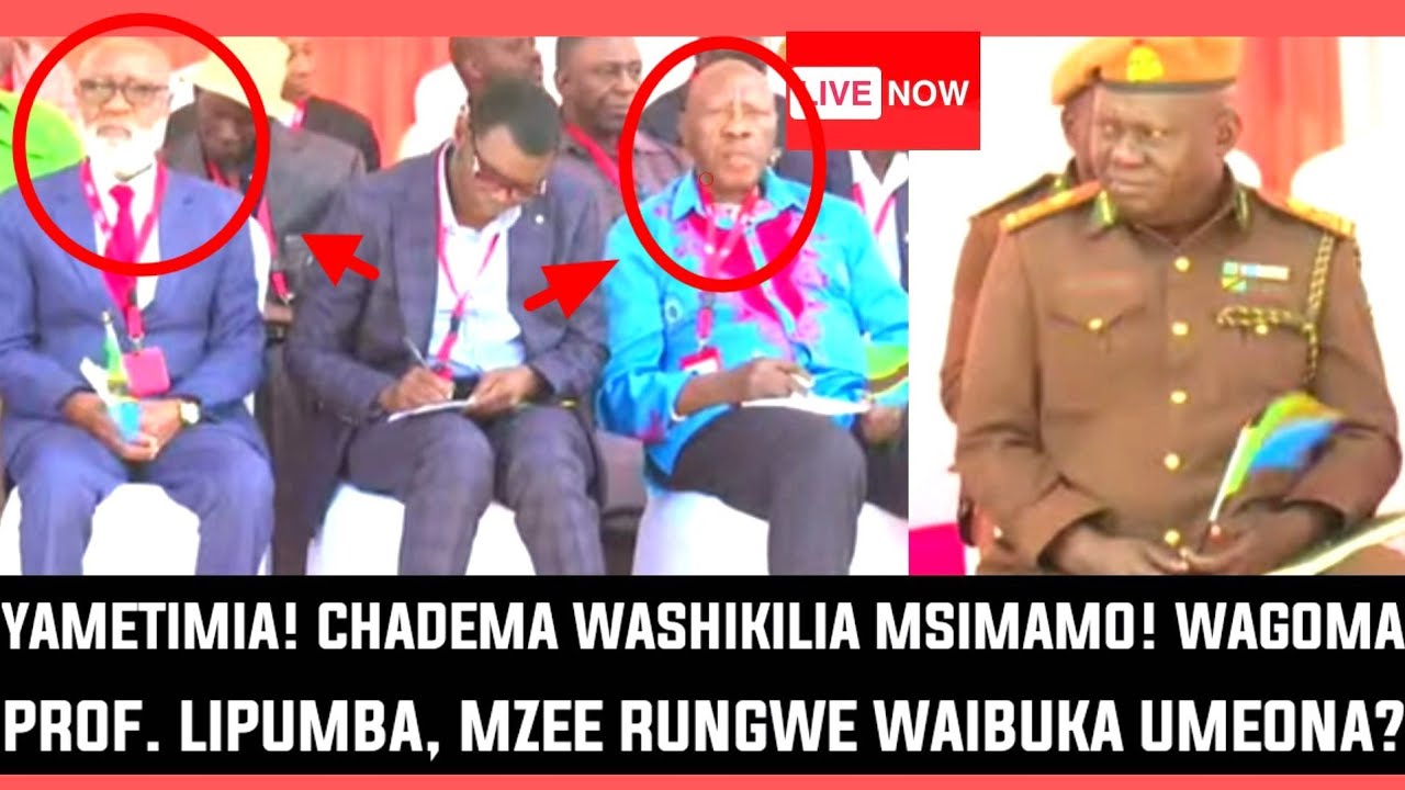 🔴#live_KIMEWAKA! CHADEMA WASHIKILIA MSIMAMO! RUNGWE, PROF. LIPUMBA HAWA HAPA VIONGOZI WALIOTOKEA LEO