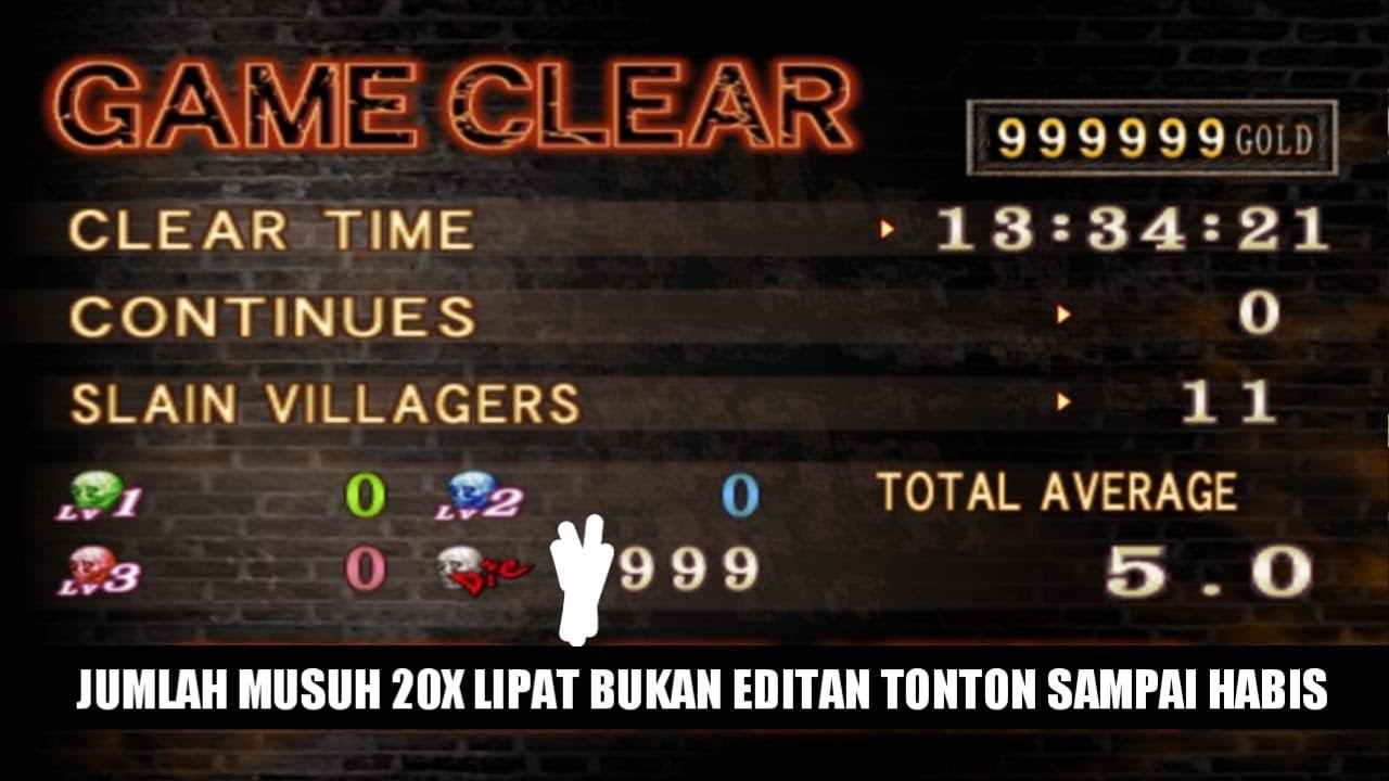 100% REAL MELAWAN 9999 MUSUH DI GAME GOD HAND NO CLICKBAIT