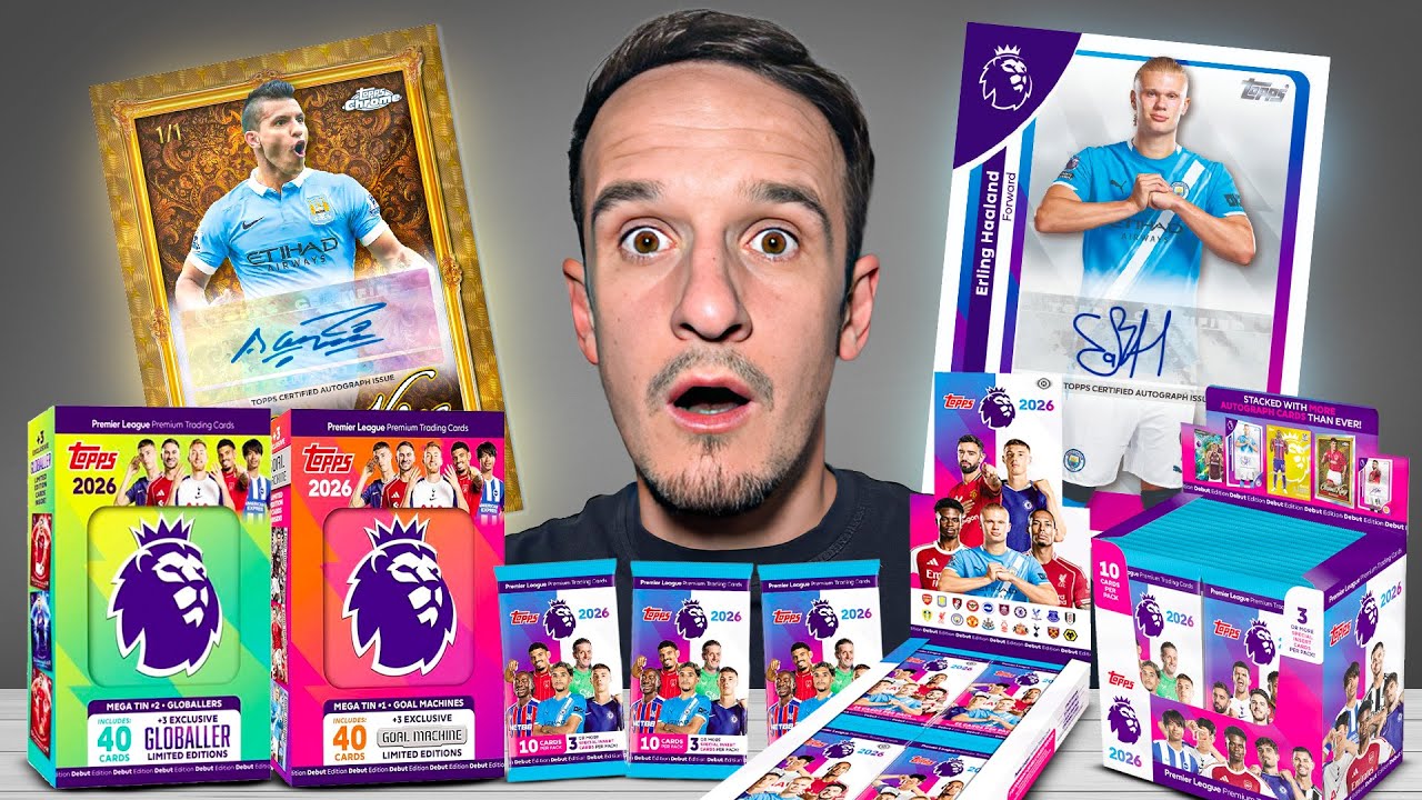Opening £100 of Topps Premier League Packs!