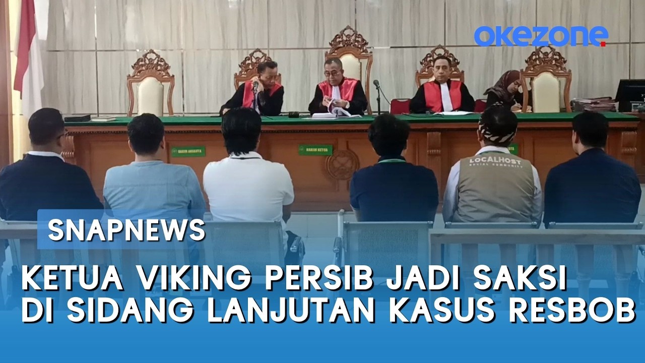 Ketua Viking Persib Jadi Saksi di Sidang Lanjutan Kasus Resbob | Snapnews