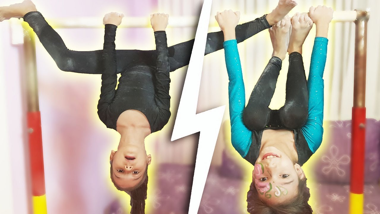 GYMNASTICS CHALLENGE | Ne-am JUCAT cu PRAF MAGIC | Uneven BARS Practice