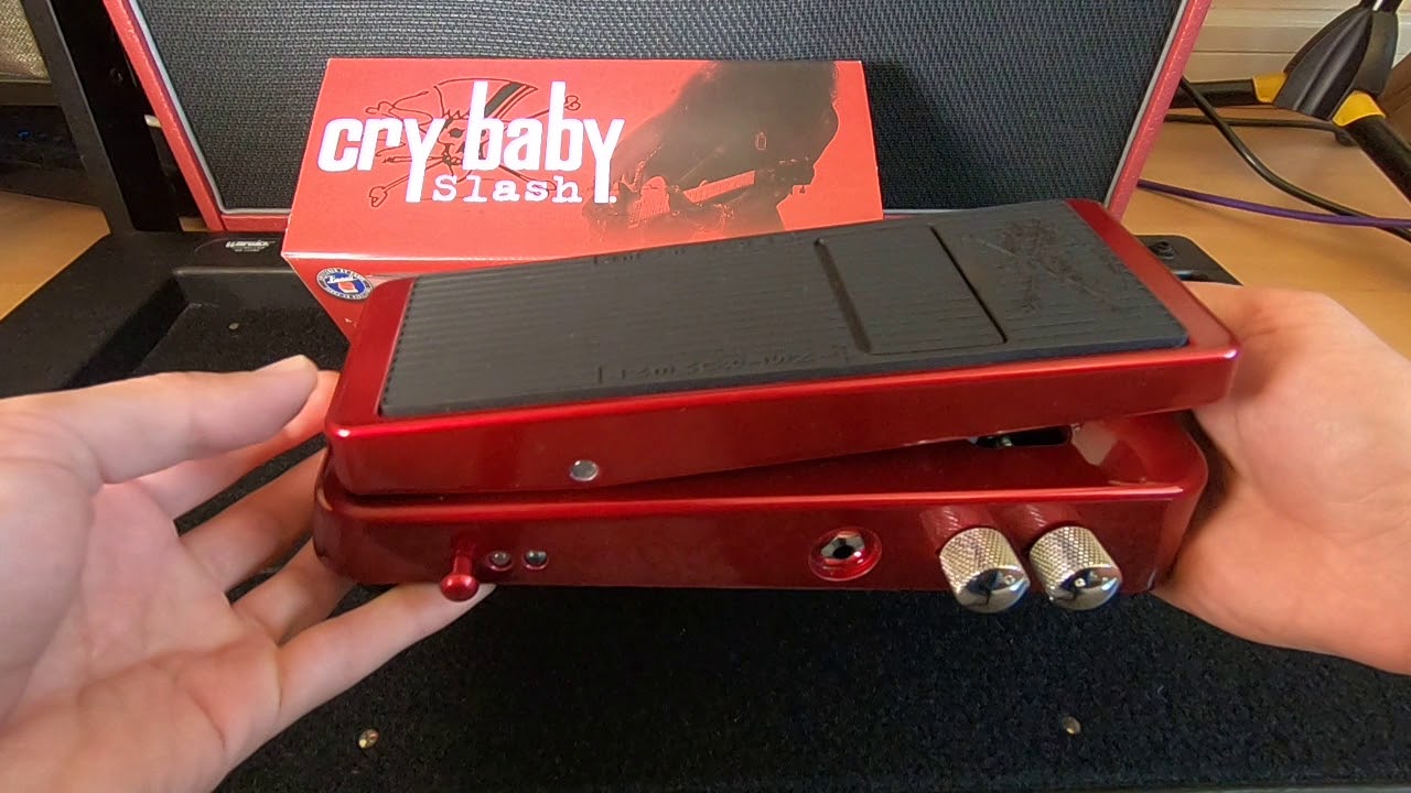 Unboxing! Jim Dunlop Sw95 Slash Signature Cry Baby Wah Wah (Español)