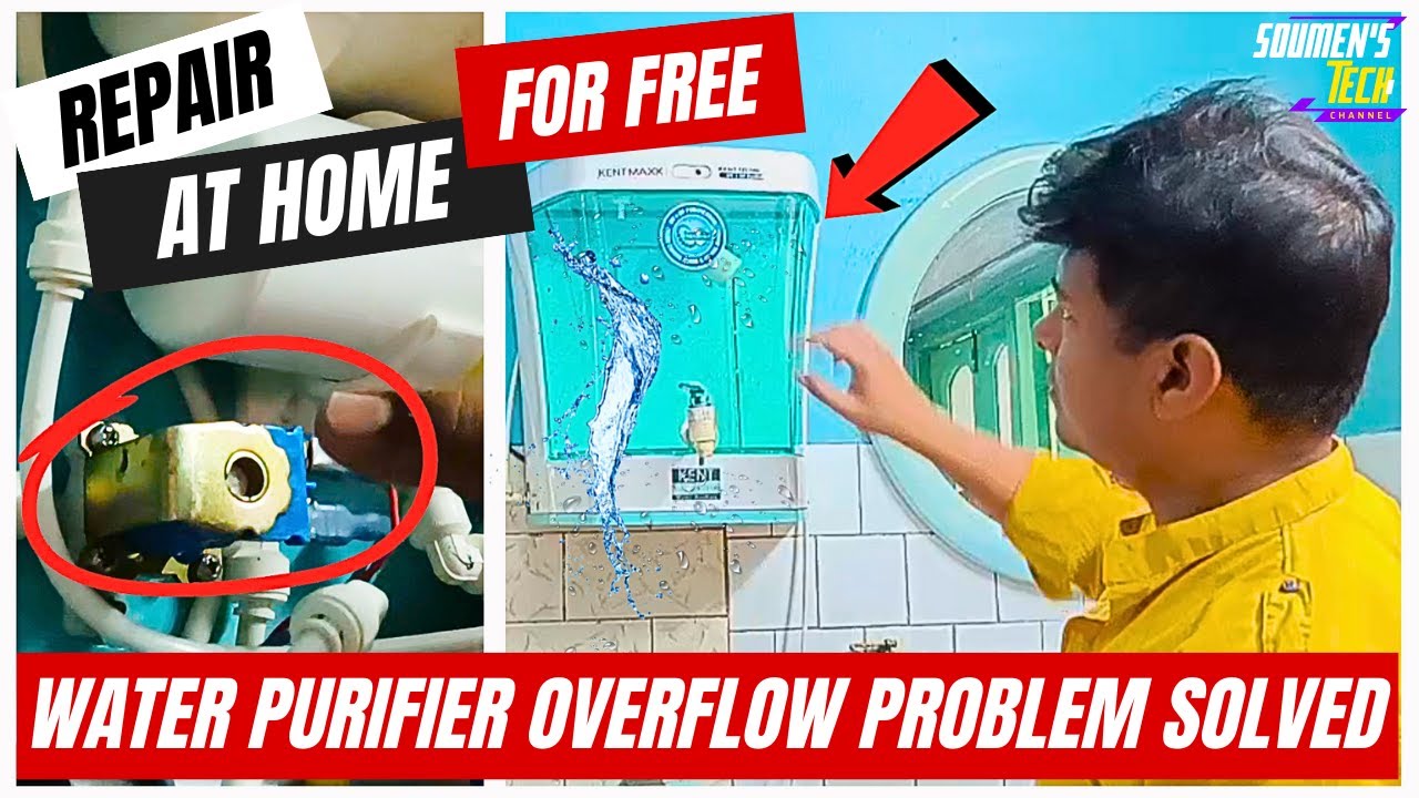 Water Purifier OverFlow Problem Solved - FREE | Water Purifier Solenoid Valve Repair At Home
