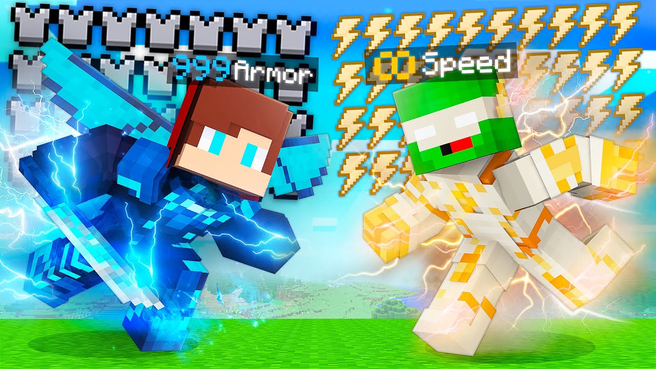 Броня СИНЕГО ЖУКА JJ против Брони GODSPEED Майки в Minecraft - Maizen JJ и Майки