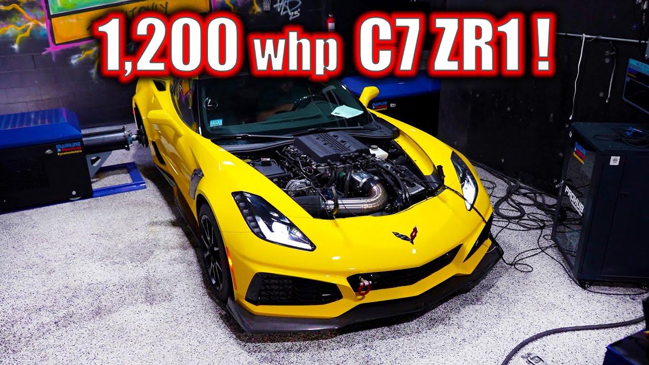 1,200+ whp C7 ZR1 hits the Dyno