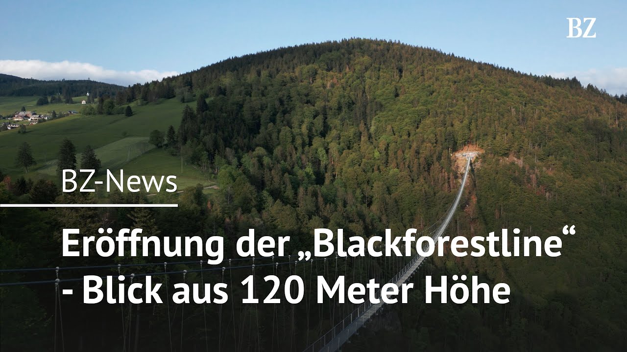 Blackforestline in Todtnau: So spektakulär ist die größte Hängebrücke im Schwarzwald