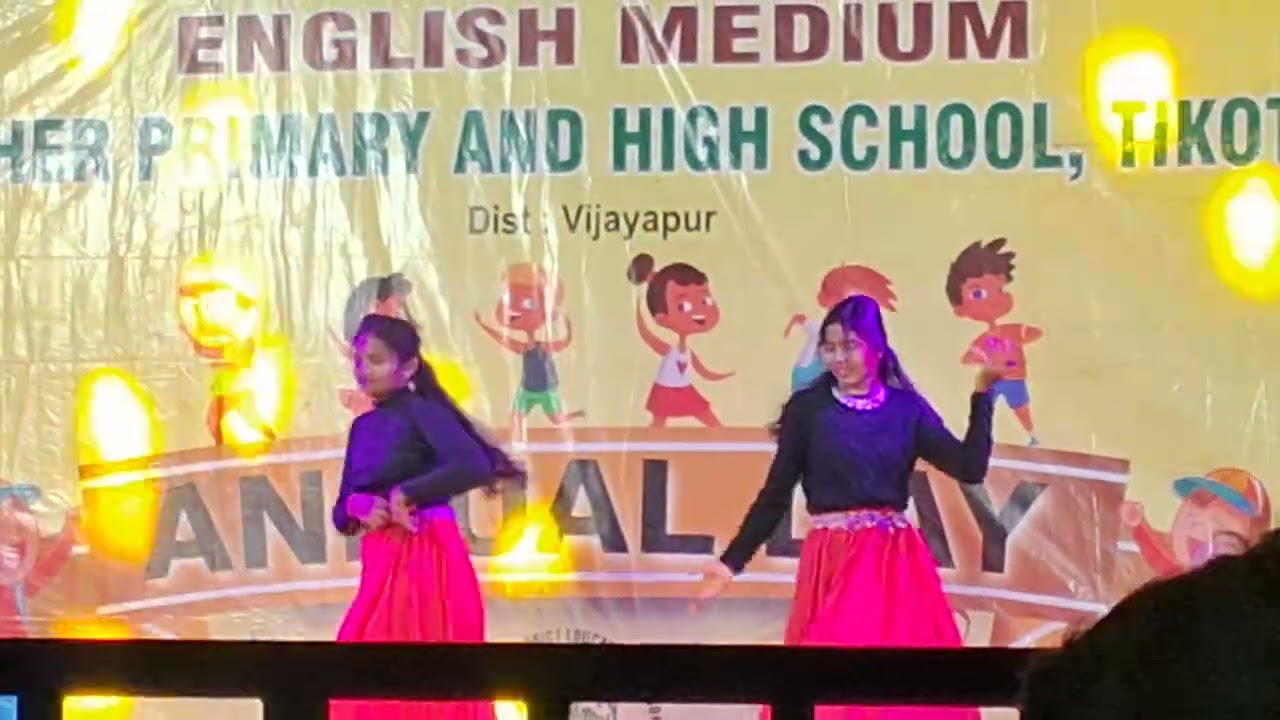 Annual day function in Tikota from BLDE ENGLISH MEDIUM SCHOOL TIKOTA VIJAYAPUR KARNATAKA 