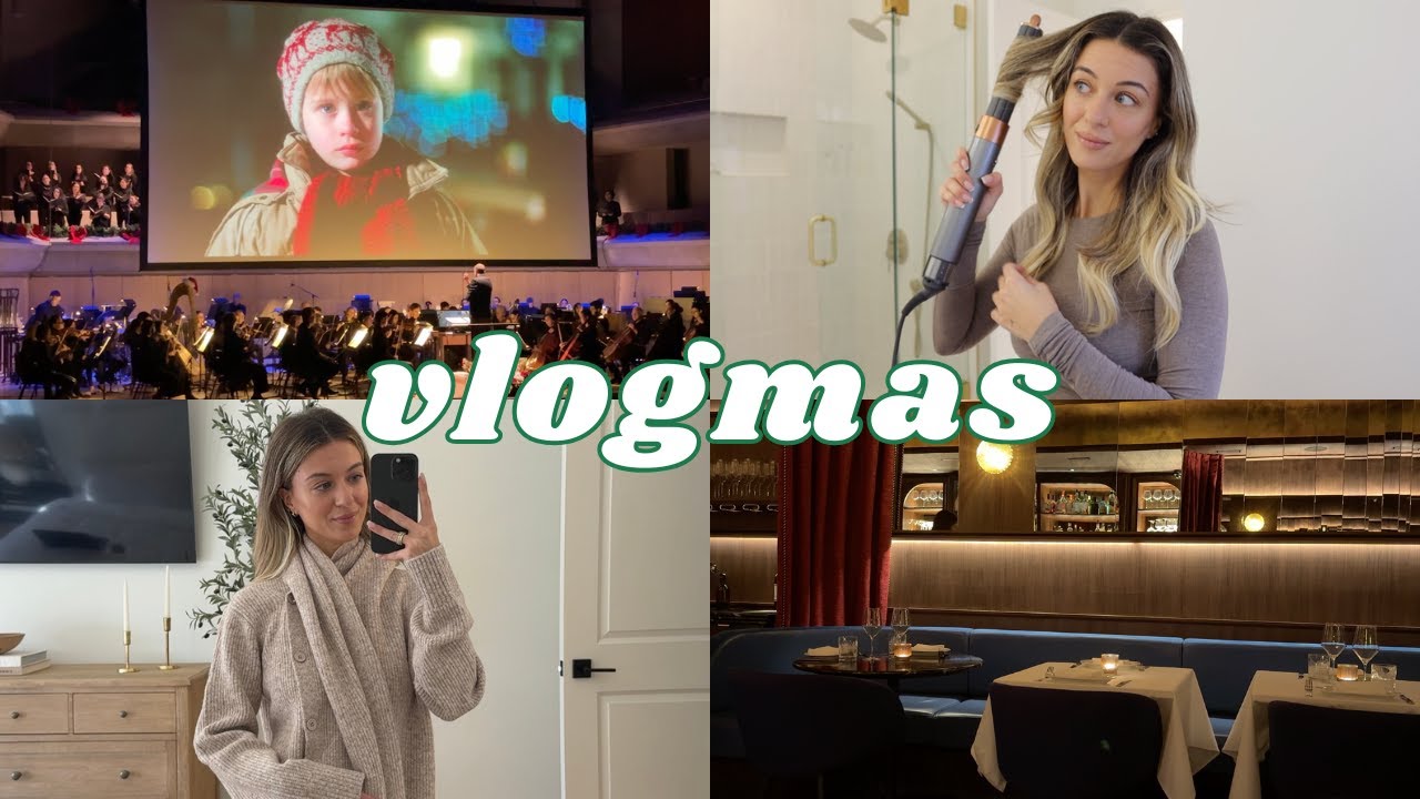 VLOGMAS 5: Симфония «Один дома», Ужин в Торонто, GRWM для свидания!