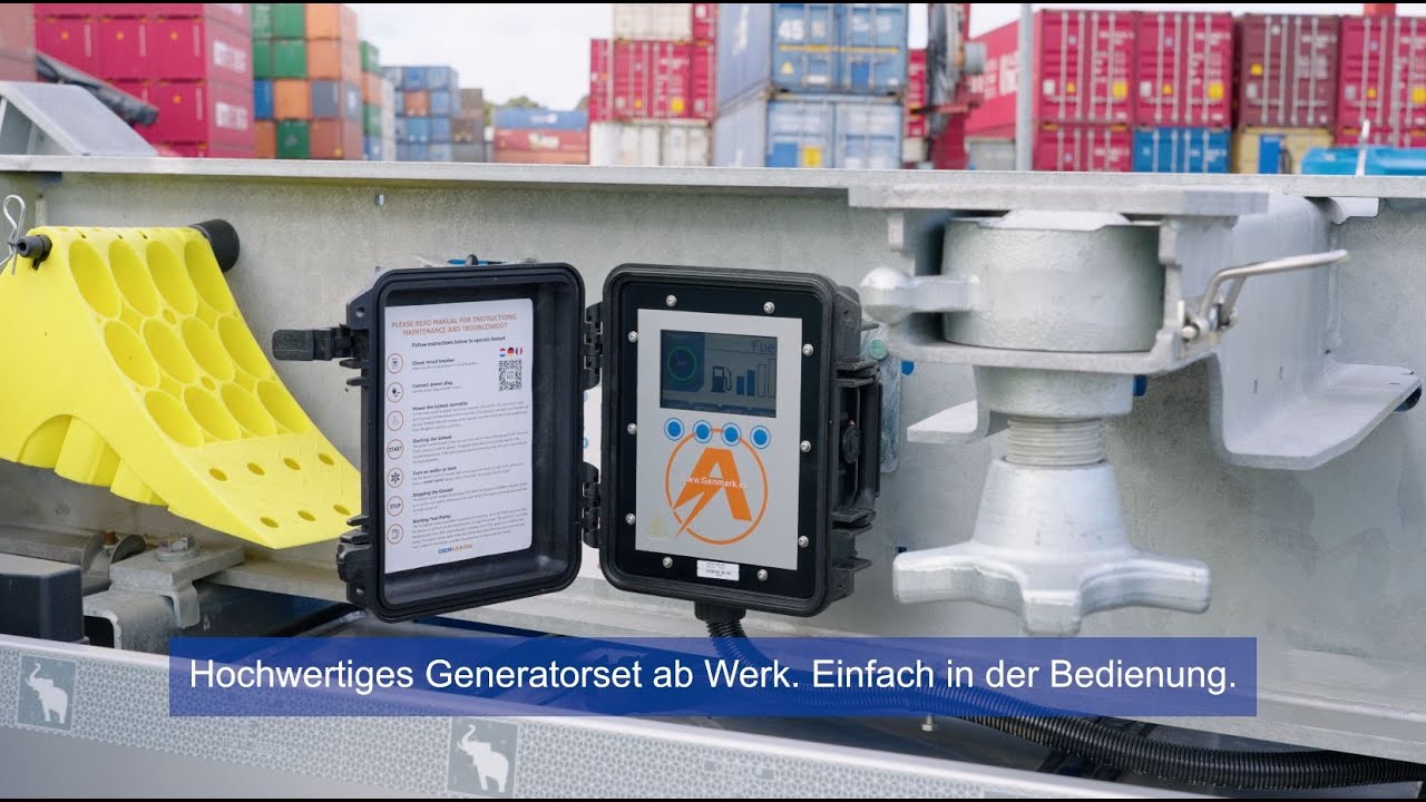 Container Chassis S.CF ALLROUND 20-45 mit Generator-Set