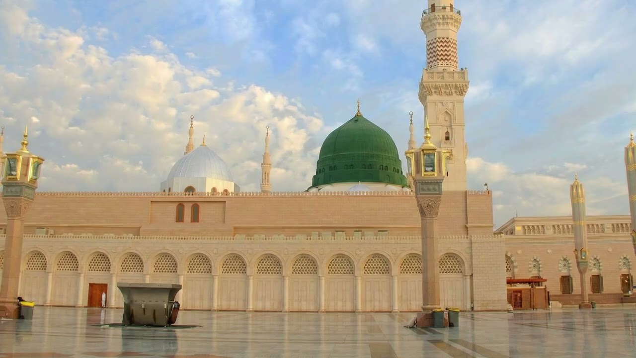 Mescid-i Nebevi Manzarası 🕌💚 | Huzur Veren İslami Art | TV Çerçeve Duvar Kağıdı | Islamic Art