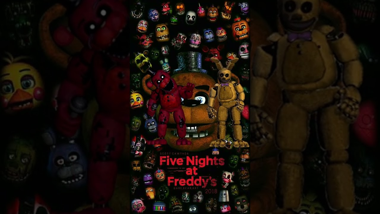 fnaf _battle redbear vs all animatronics #shorts