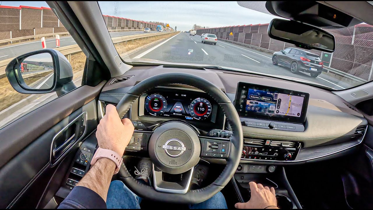 2023 Nissan X-Trail [1.5  213HP] |0-100| POV Test Drive #1628 Joe Black