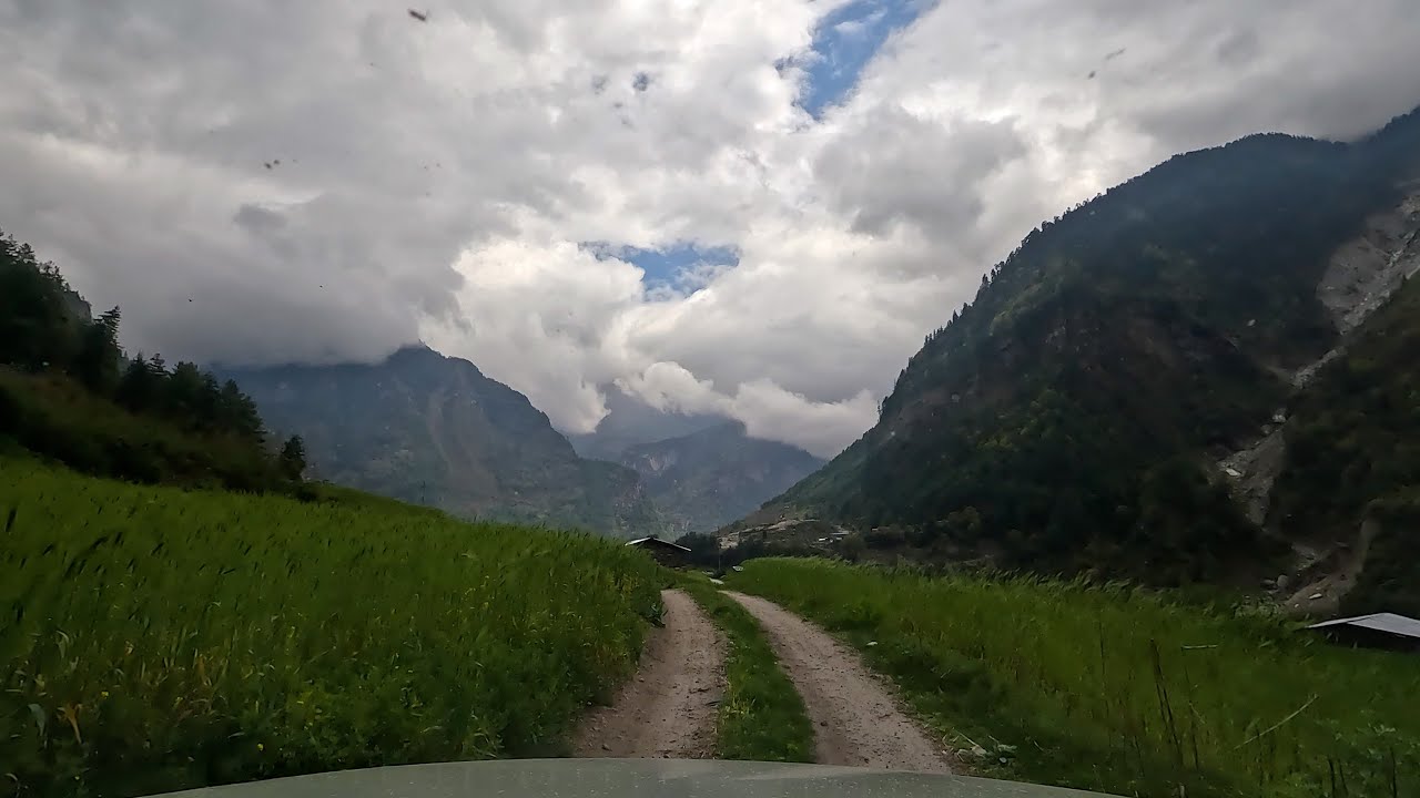 4K Manang Driving Tour 2025 World’s Most Dangerous Roads Nepal 