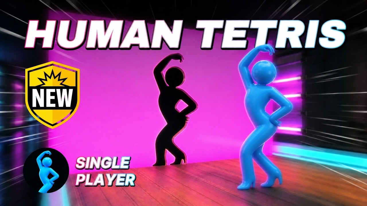 HUMAN TETRIS | Solo | Pure Reflex Training | Immersive Interactive Warm-Up #33
