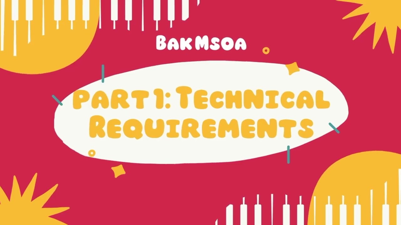 Piano Audition Guidelines