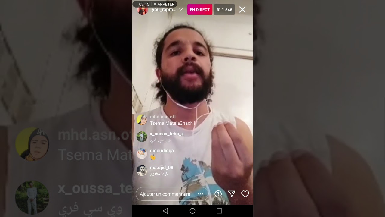 Live Youppi klache la télé algérienne et warda charlemonti