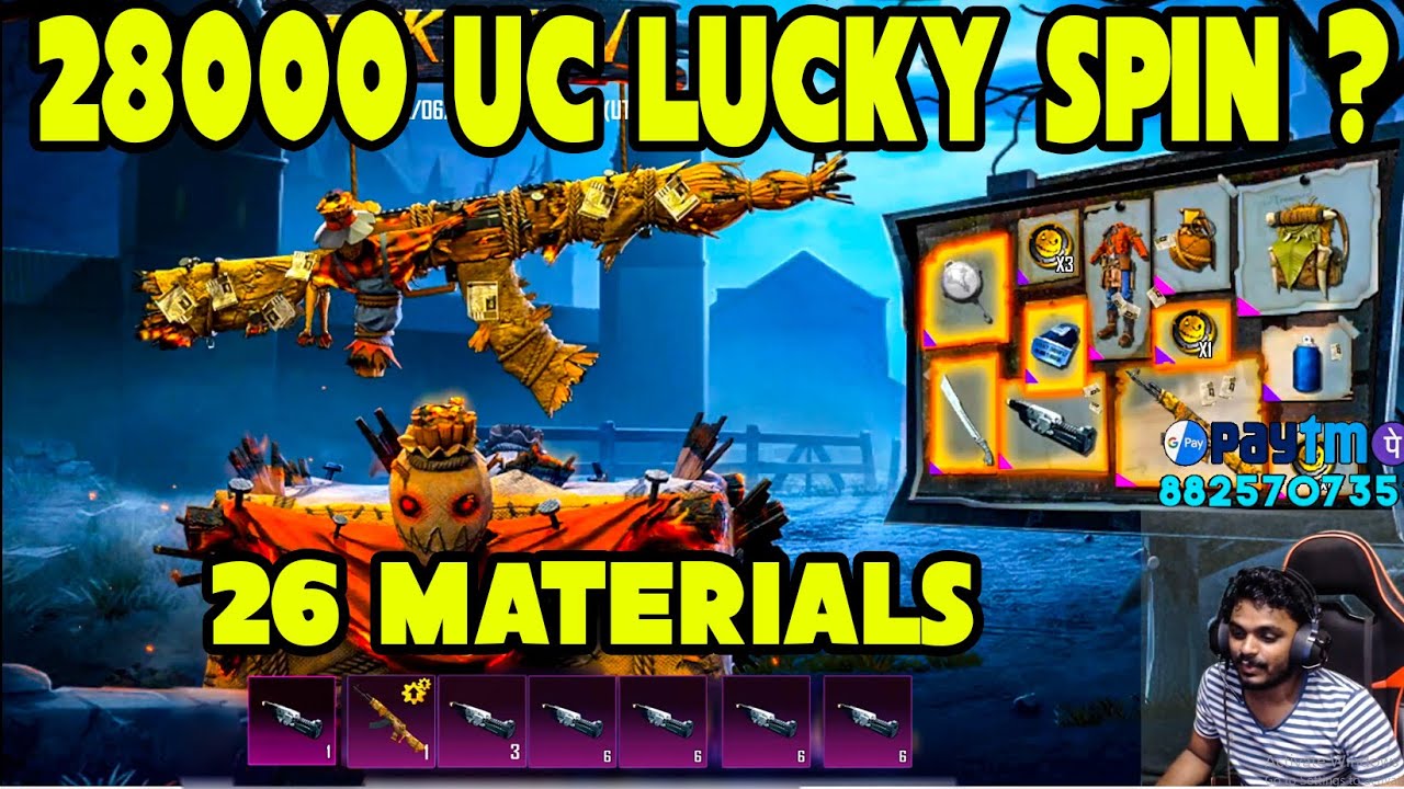 Luckiest WANDERING TYRANT AKM Spin ( 28000 UC）I Got 26 Materials #pubgtamil #bgmitamil #srbzeus #srb