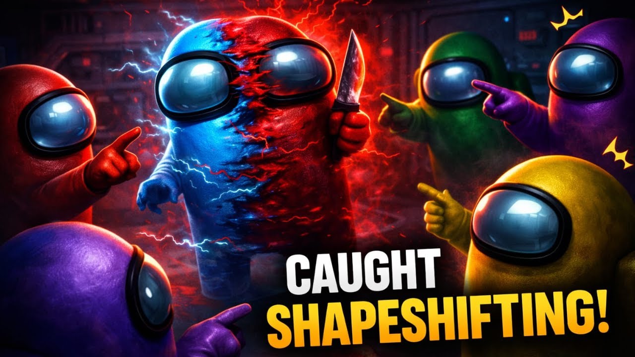 We SAW Him Change… Game Over 💀 | Among Us Shapeshifter