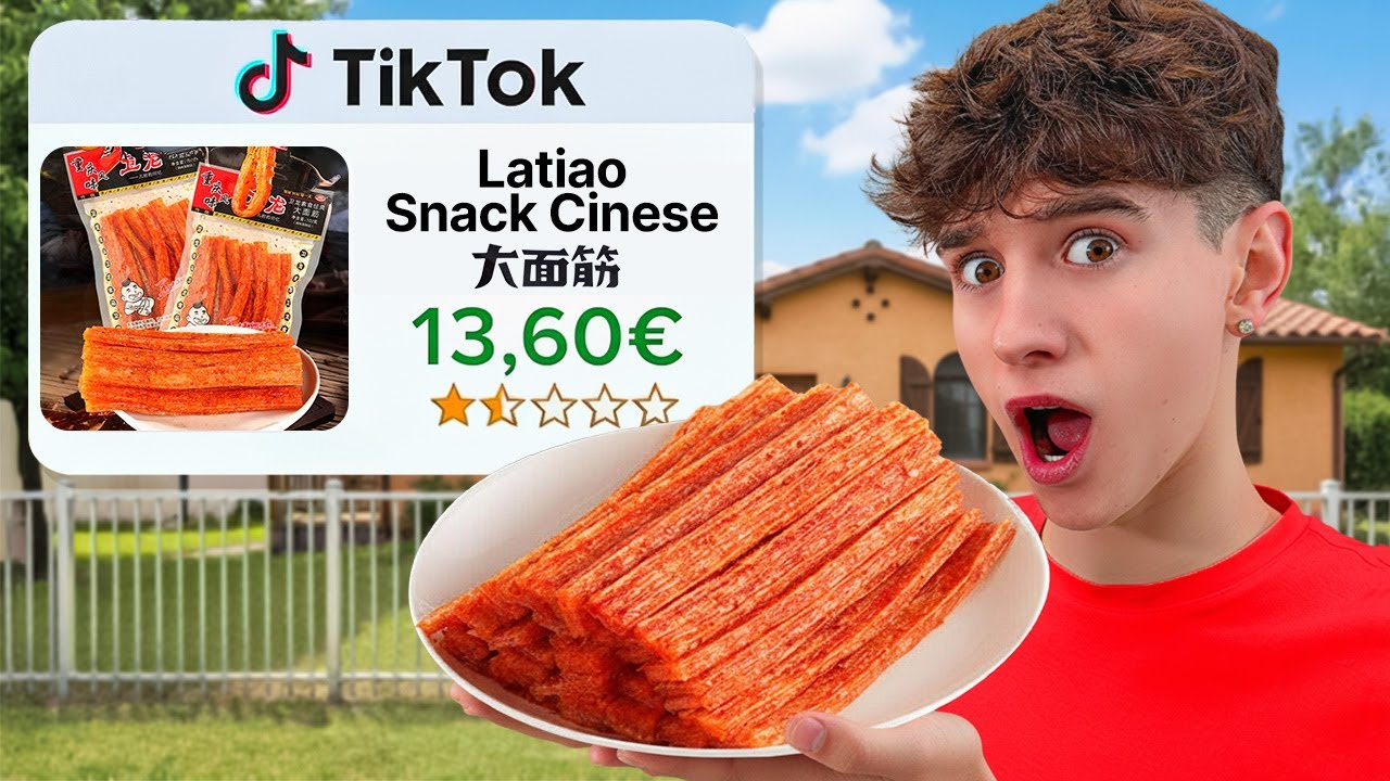 Ho MANGIATO solo cibi Virali di TIK TOK per 24h! Non dovevo