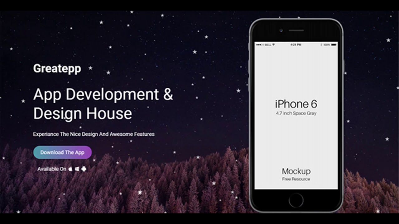 Greatepp - Responsive App Landing Page Template | Themeforest Website Templates and Themes