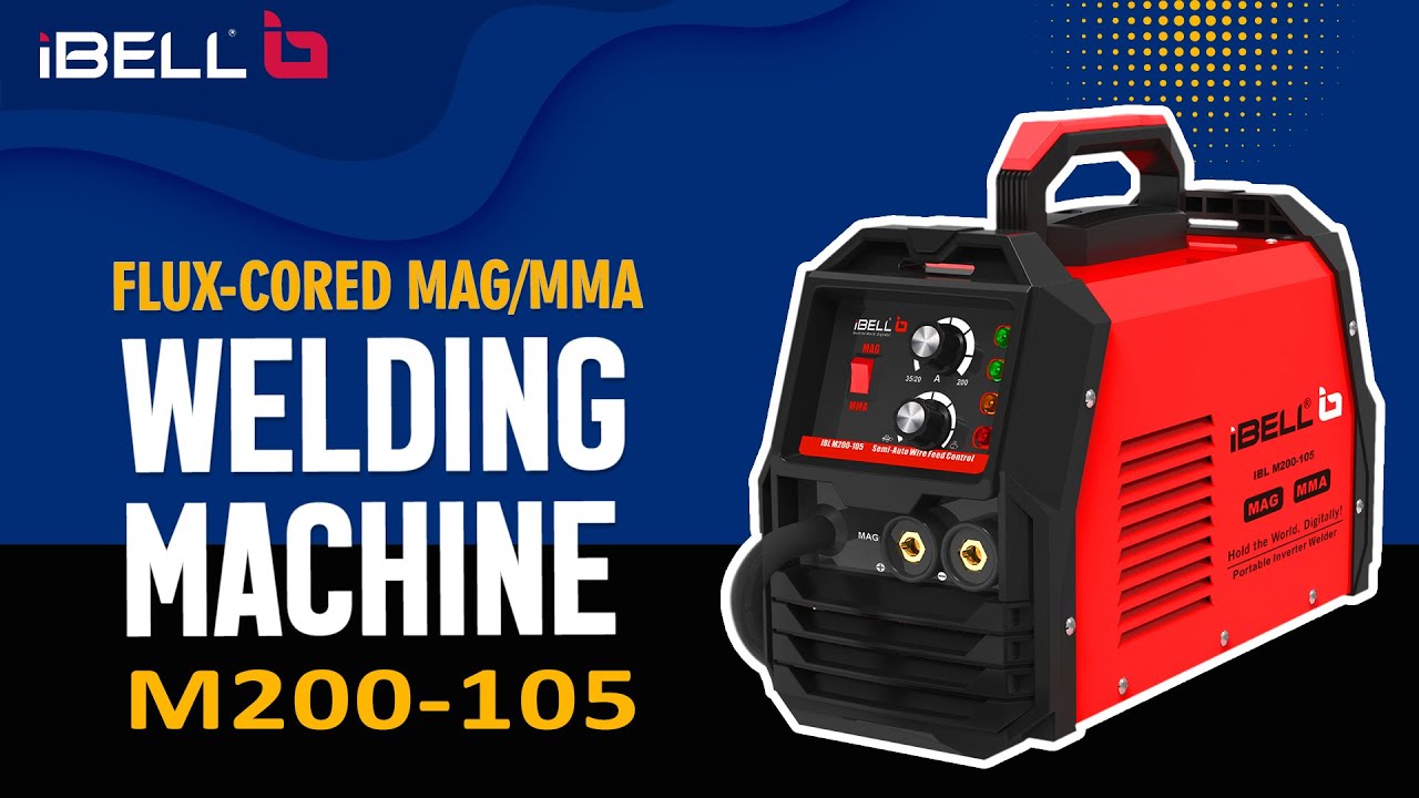 Unboxing and Test iBELL MAG/MMA Flux Cored Gasless Welding Machine (Low Cost ) M200-105