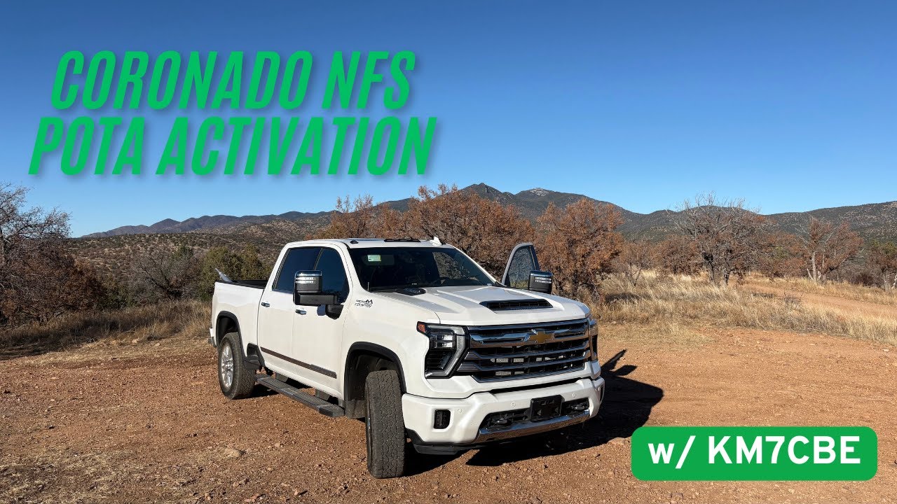 IC-705 + CHA-PORTA MAST/CHA-TDL Combo @ Coronado National Forest