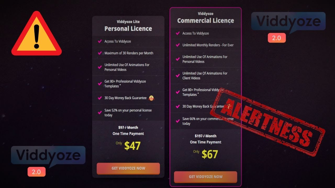 VIDDYOZE False advertising misleading - PAY ATENCION FIRST
