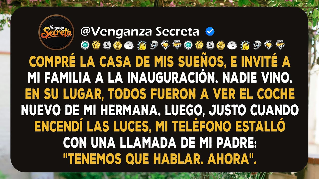Compré la casa de mis sueños, e invité a mi familia a la inauguración. Nadie vino. Todos se fueron..