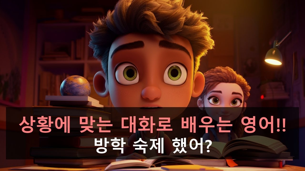 [영어 대화 듣기] 방학 숙제 했어? | 10분 반복 훈련 | 영어 회화