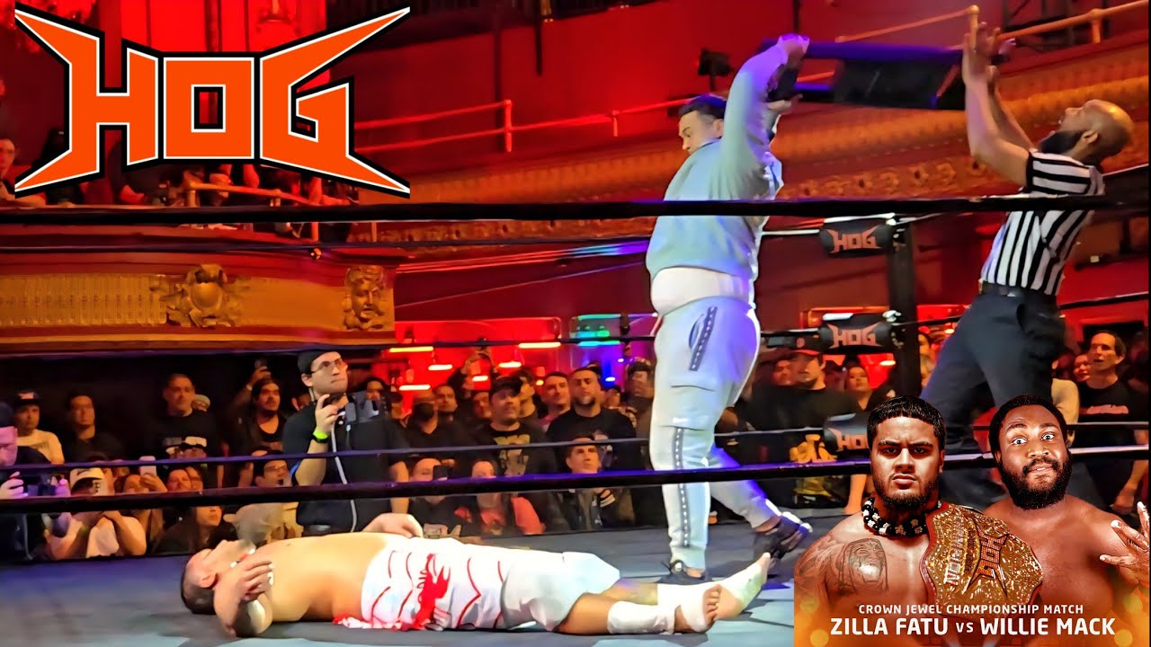 BLOODLINE WAR! Lance Anoa'i ATTACKS Zilla Fatu after FULL Match w/ Willie Mack - HOG Los Angeles