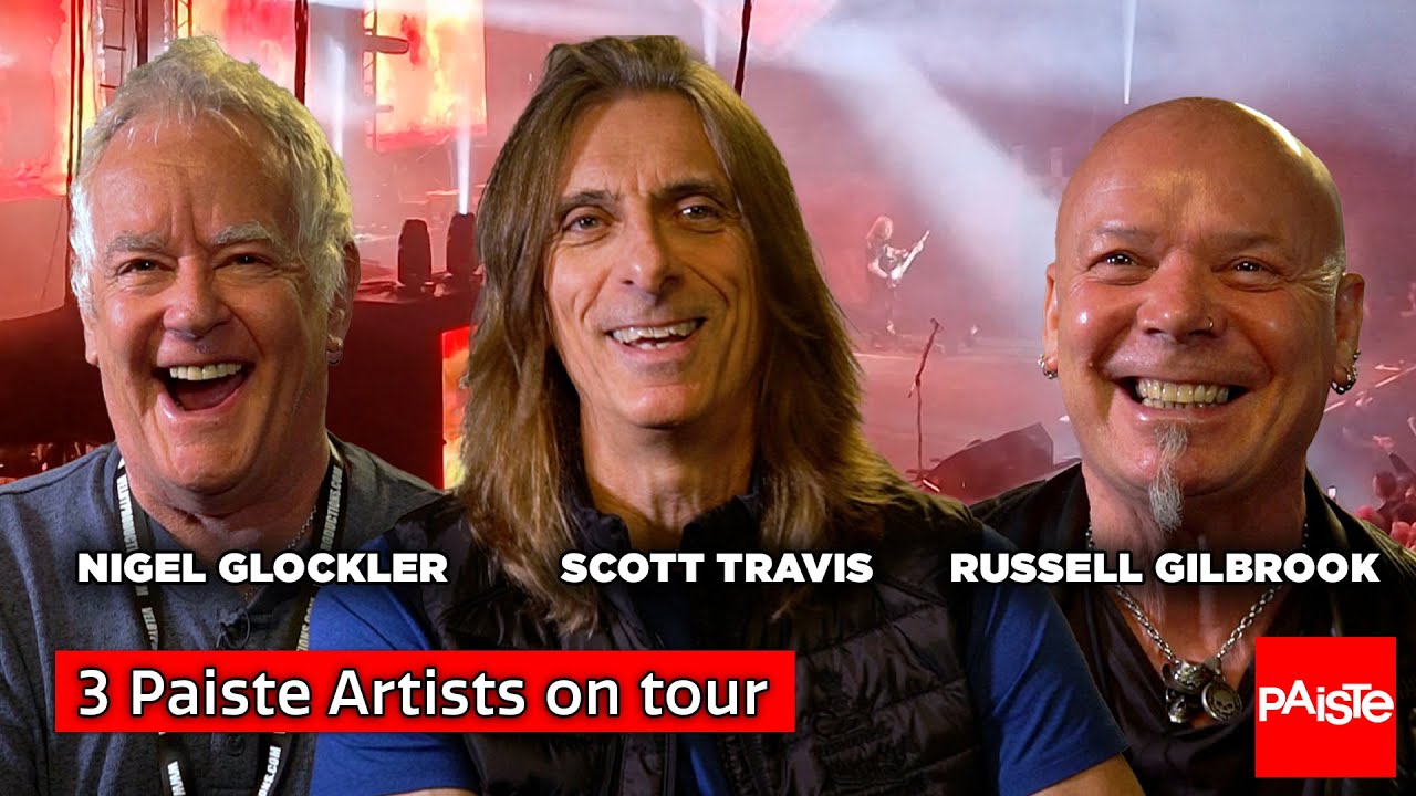 PAISTE CYMBALS - On Stage with Scott Travis, Nigel Glockler & Russell Gilbrook