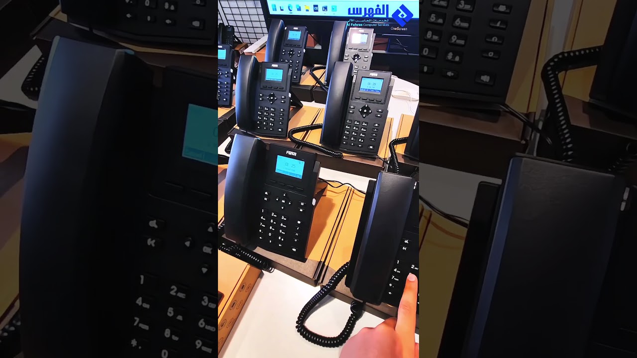تجهيز هواتف Fanvil 301W وربطها بـ Dinstar UC120 | Business VoIP Setup 🔧#Fanvil301W #youtubeshorts