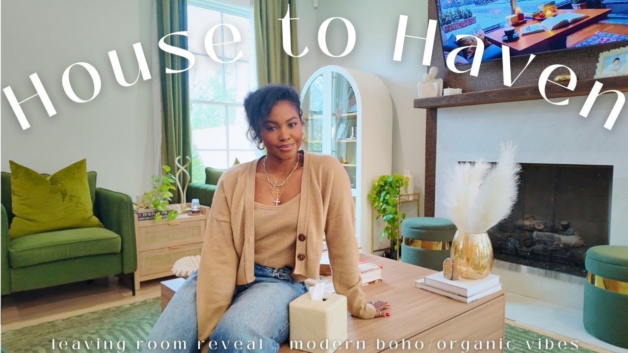 From House to Haven | Modern Boho Living Room Reveal That Finally Feels Like Home