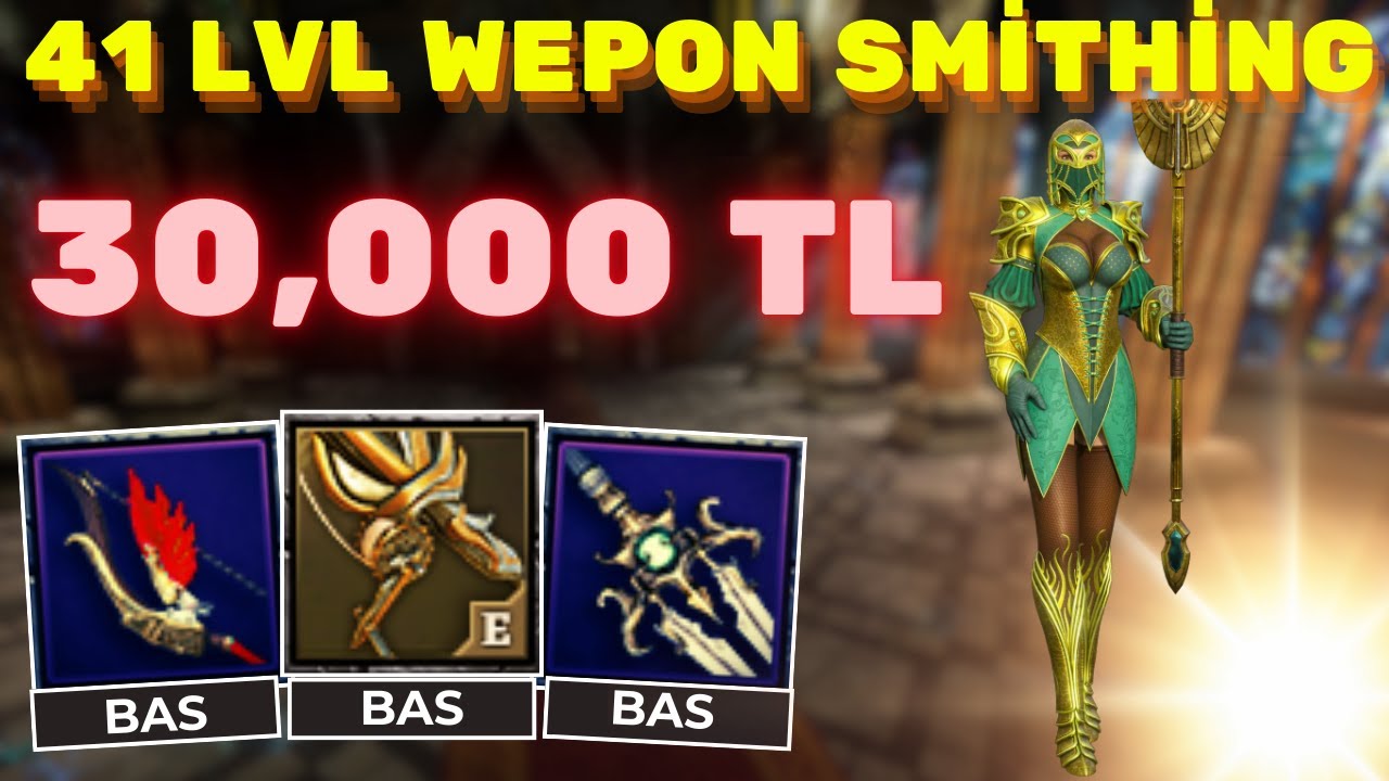1-41 level weaponcrafting rehberi rise online
