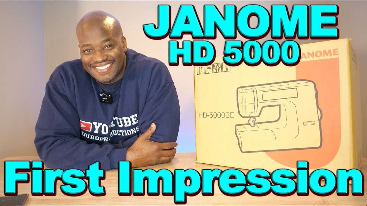 Janome HD5000 Sewing Machine Unboxing