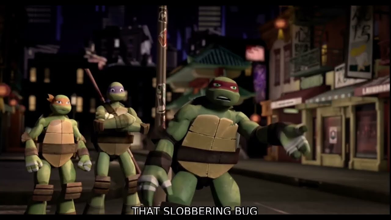 TMNT (2012) Spider Bytez Gets Captured By The Kraang