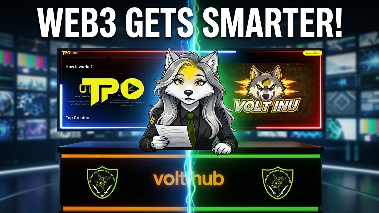 TokenPlay AI + Volt Inu | Web3 Gets Smarter