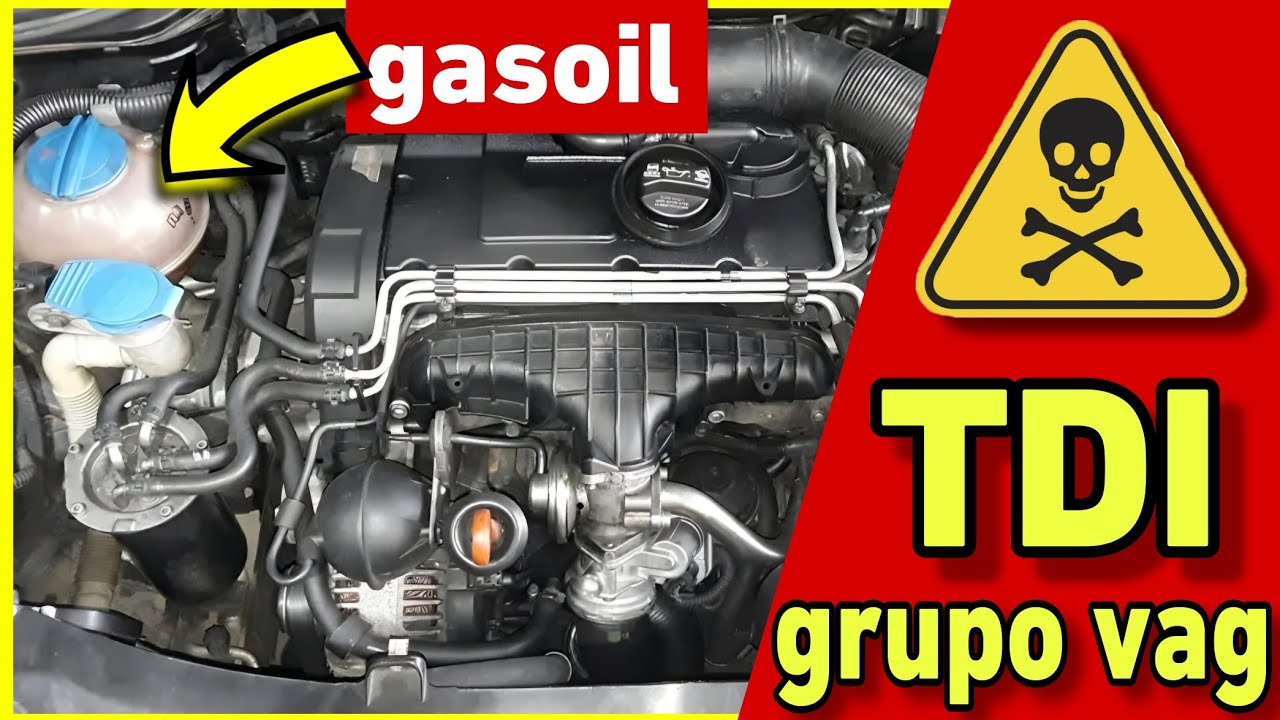 Mezcla GASOIL Con ANTICONGELANTE [ Volkswagen Golf, Seat Ibiza, Seat Le&oacute;n, Audi A3, Skoda Octavia ]