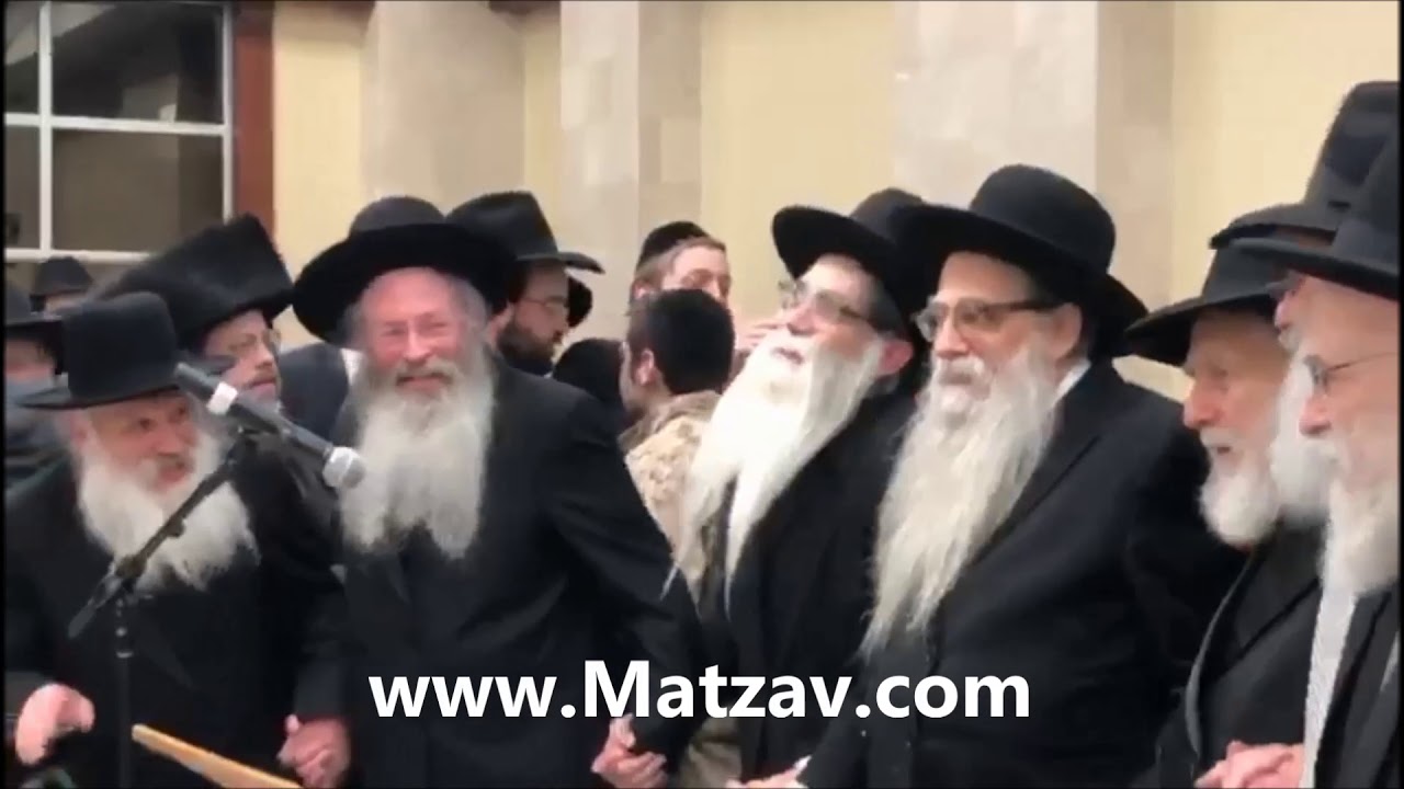 Rosh Yeshiva Look Alike Dances with Hagaon Rav Yeruchem Olshin at BMG Purim Mesibah 5779   2