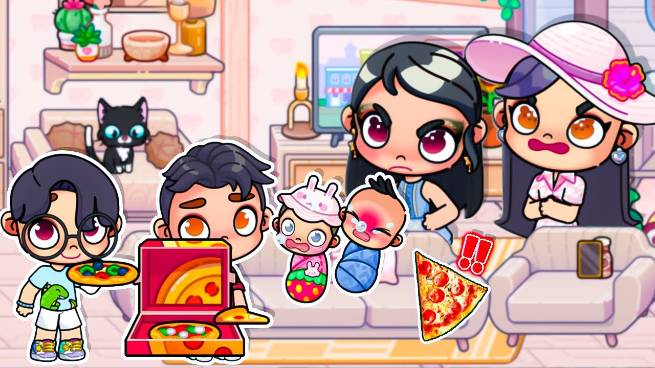 LES JUMEAUX FONT DU BABYSITTING DES BÉBÉS DE LEURS GRANDES SŒURS DANS AVATAR WORLD ! MISS QUEEN 👑