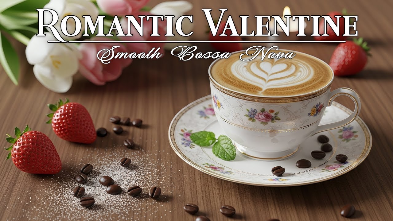 Happy Valentine's Day 2026 ☕ Romantic Spring Jazz Piano Music & Sweet Bossa Nova for Morning Mood