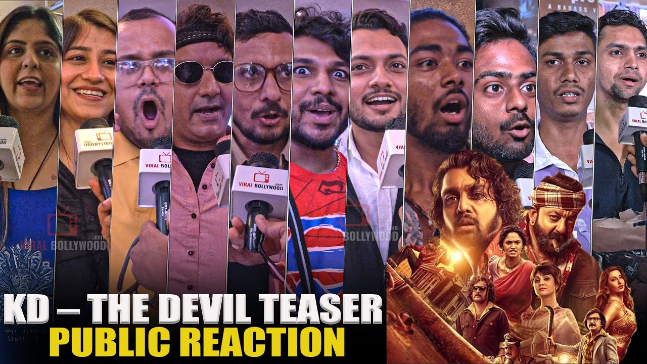 KD &ndash; The Devil Teaser | Public Reaction | Dhruva Sarja, Sanjay Dutt&rsquo;s Intense Look Wins Hearts!