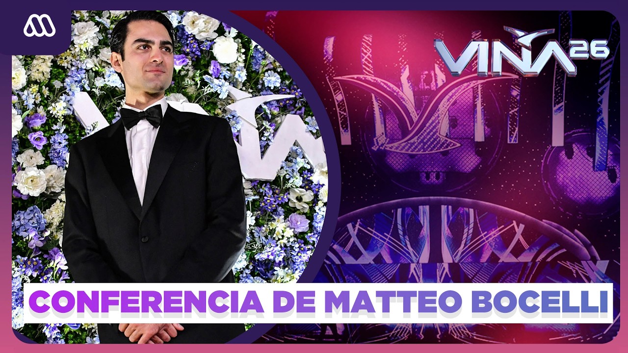 Viña 2026: Matteo Bocelli entrega detalles en su conferencia oficial