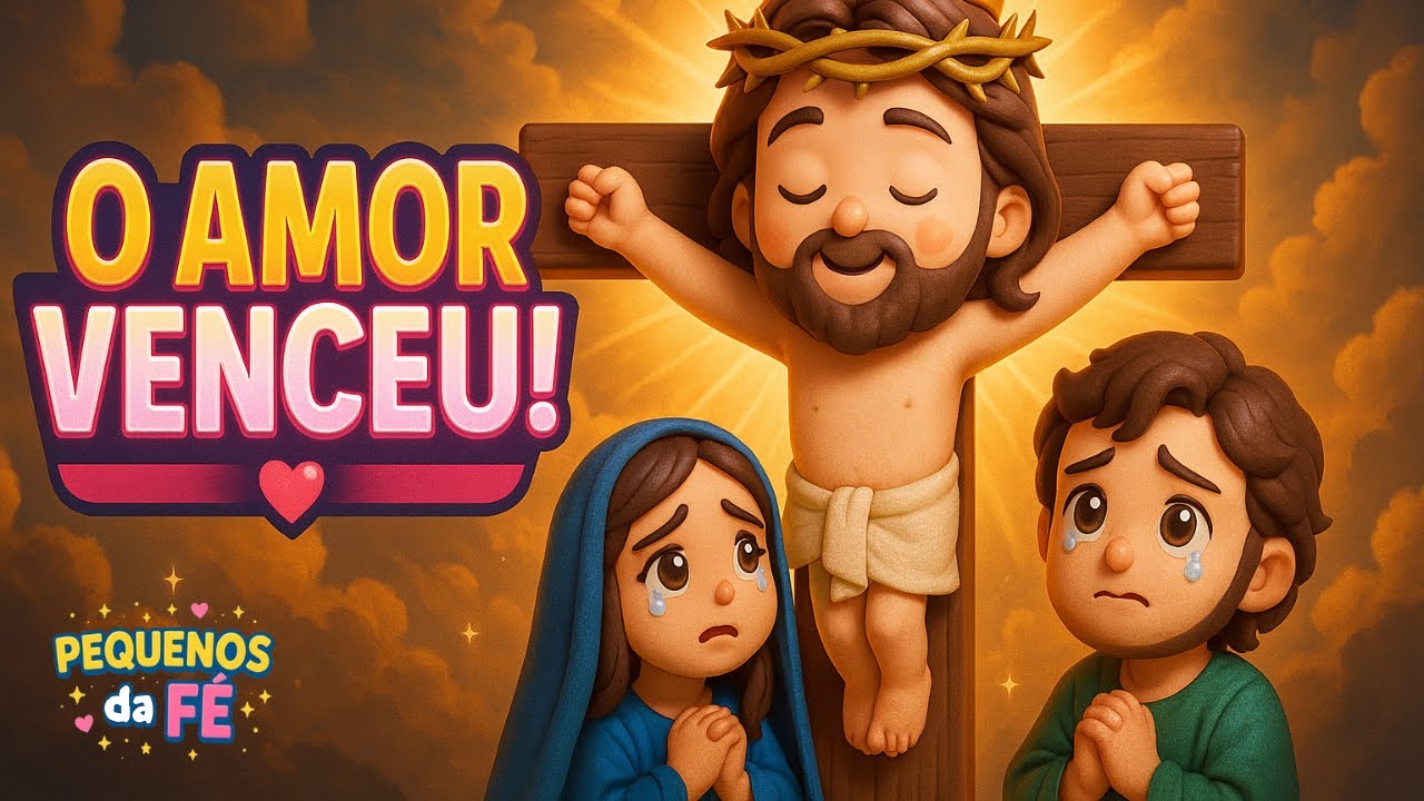 A Crucifica&ccedil;&atilde;o de Jesus &ndash; O Amor Venceu! | Hist&oacute;ria B&iacute;blica Infantil Animada