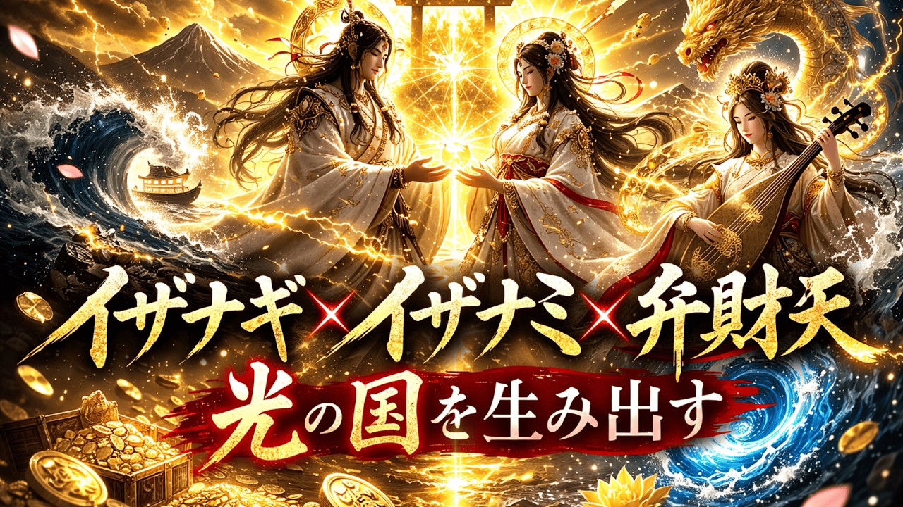 【極・大金運】3月5日から 2026年最大の四重吉日｜伊邪那岐×伊邪那美×弁財天：一粒万倍の富を産み出す「国産み」黄金波動