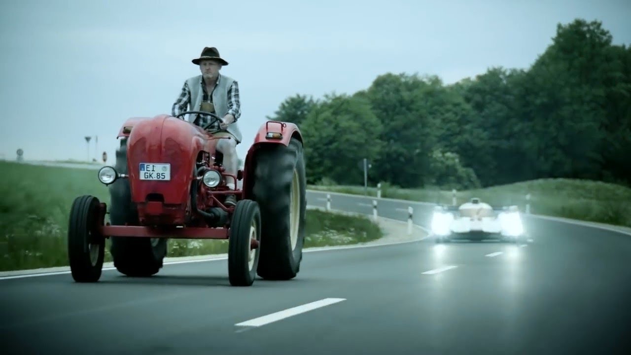 Audi teases Porsche in a Le Mans ad (Porsche+Audi full commercial)