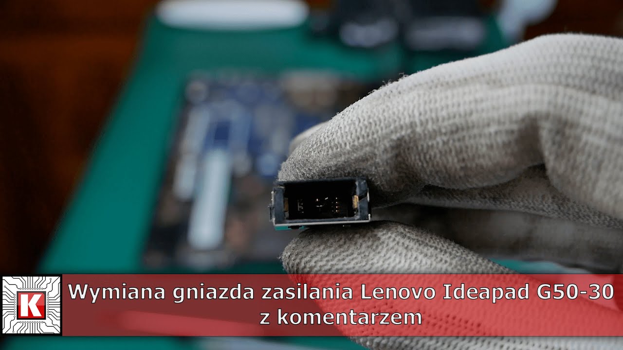 Wymiana gniazda zasilania Lenovo Ideapad G50-30 z komentarzem