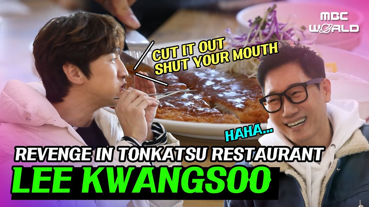 [C.C.] KWANGSOO taking SEOKJIN down in tonkatsu restaurant #LEEKWANGSOO #JEESEOKJIN