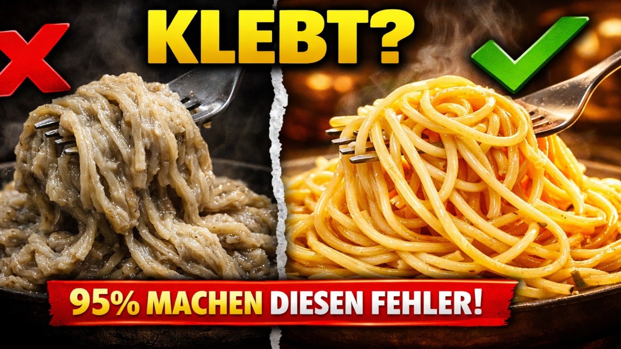 Warum deine Pasta zusammenklebt?